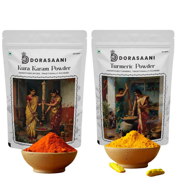 Kura Karam and Turmeric Powder combo 250gms each